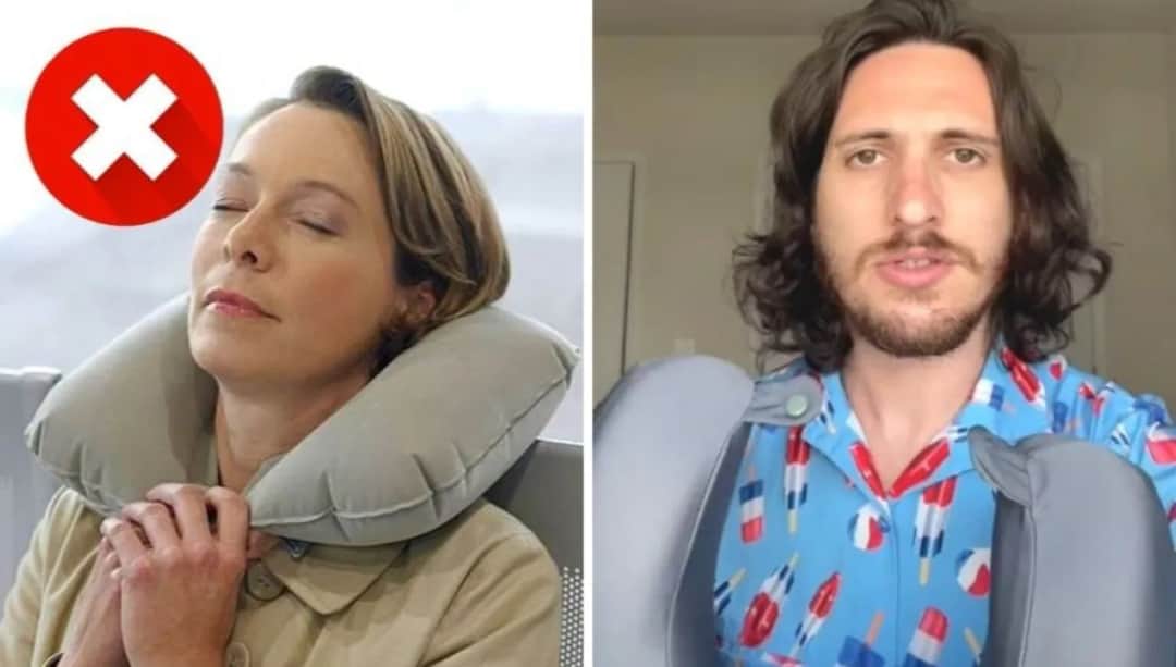 Jak zakładać poduszkę podróżną, aby uniknąć bólu szyi podczas podróży